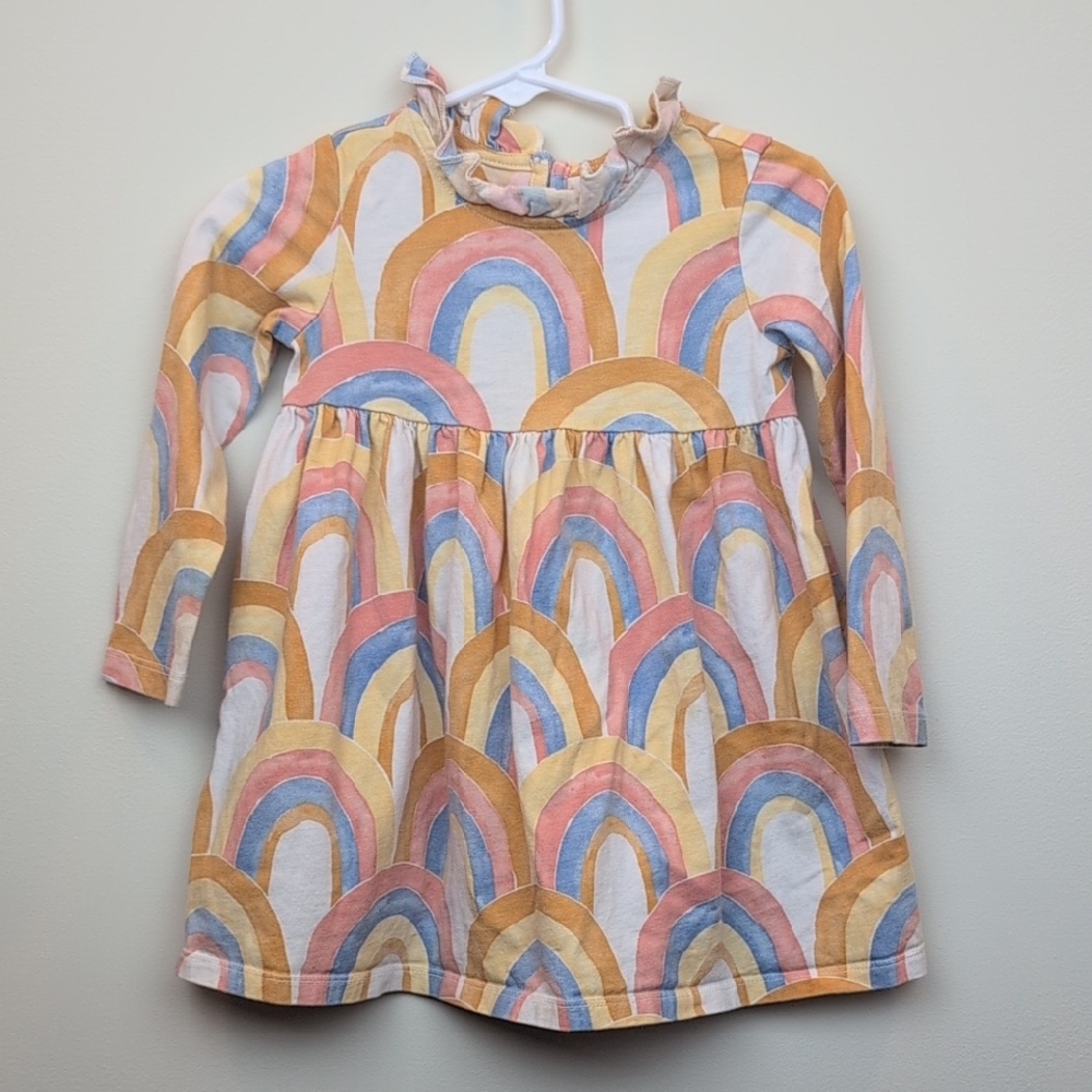 Tea Collection Colorful Rainbow Patterned Dress 18-24M